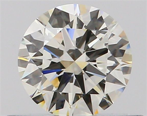 Picture of Natural Diamond 0.41 Carats, Round with Excellent Cut, I Color, VVS1 Clarity and Certified by GIA