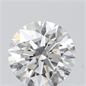 Natural Diamond 0.42 Carats, Round with Excellent Cut, E Color, SI2 Clarity and Certified by GIA