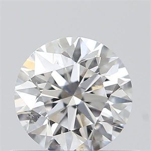 Picture of Natural Diamond 0.42 Carats, Round with Excellent Cut, E Color, SI2 Clarity and Certified by GIA