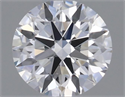 Natural Diamond 0.43 Carats, Round with Excellent Cut, H Color, VVS2 Clarity and Certified by GIA