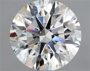 Picture of Natural Diamond 0.46 Carats, Round with Excellent Cut, J Color, VS2 Clarity and Certified by GIA