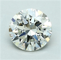 Natural Diamond 3.50 Carats, Round with Excellent Cut, J Color, SI2 Clarity and Certified by GIA