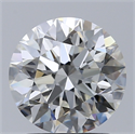 Natural Diamond 1.50 Carats, Round with Excellent Cut, H Color, IF Clarity and Certified by GIA