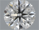 Natural Diamond 0.40 Carats, Round with Very Good Cut, G Color, SI2 Clarity and Certified by GIA