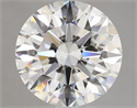 Natural Diamond 2.50 Carats, Round with Excellent Cut, G Color, VVS2 Clarity and Certified by GIA