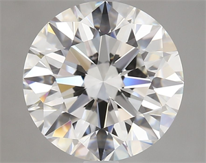 Picture of Natural Diamond 2.50 Carats, Round with Excellent Cut, G Color, VVS2 Clarity and Certified by GIA