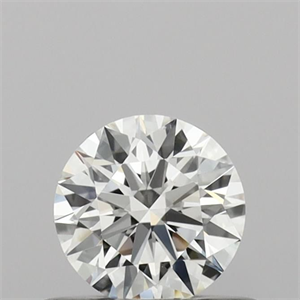 Picture of Natural Diamond 0.41 Carats, Round with Excellent Cut, G Color, VVS2 Clarity and Certified by GIA