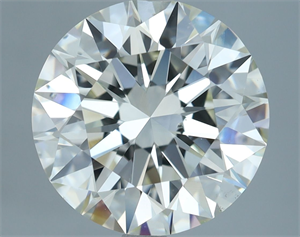 Picture of Natural Diamond 4.02 Carats, Round with Excellent Cut, I Color, SI1 Clarity and Certified by IGI