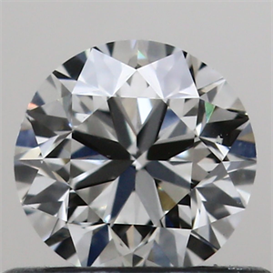 Picture of Natural Diamond 0.50 Carats, Round with Very Good Cut, H Color, SI1 Clarity and Certified by GIA