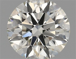 Picture of Natural Diamond 0.55 Carats, Round with Excellent Cut, I Color, VS1 Clarity and Certified by IGI