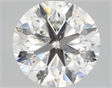 Natural Diamond 5.02 Carats, Round with Very Good Cut, G Color, SI2 Clarity and Certified by IGI