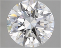 Natural Diamond 1.83 Carats, Round with Excellent Cut, D Color, FL Clarity and Certified by GIA