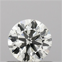 Natural Diamond 0.50 Carats, Round with Excellent Cut, I Color, VVS1 Clarity and Certified by IGI