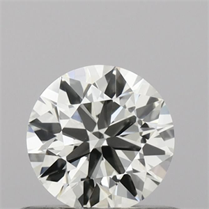 Picture of Natural Diamond 0.50 Carats, Round with Excellent Cut, I Color, VVS1 Clarity and Certified by IGI