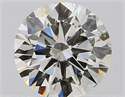 Natural Diamond 0.50 Carats, Round with Very Good Cut, I Color, SI2 Clarity and Certified by GIA