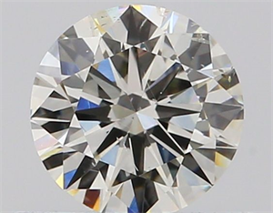 Picture of Natural Diamond 0.50 Carats, Round with Very Good Cut, I Color, SI2 Clarity and Certified by GIA