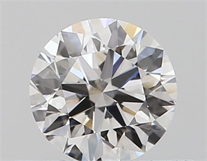 Picture of Natural Diamond 0.40 Carats, Round with Excellent Cut, F Color, VVS1 Clarity and Certified by GIA