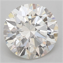 Natural Diamond 2.01 Carats, Round with Excellent Cut, J Color, VS1 Clarity and Certified by GIA