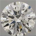 Natural Diamond 0.40 Carats, Round with Excellent Cut, H Color, VVS2 Clarity and Certified by GIA