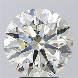 Picture of Natural Diamond 4.41 Carats, Round with Excellent Cut, J Color, IF Clarity and Certified by IGI