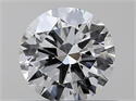 Natural Diamond 0.40 Carats, Round with Very Good Cut, H Color, VVS1 Clarity and Certified by GIA