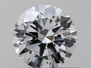 Picture of Natural Diamond 0.40 Carats, Round with Very Good Cut, H Color, VVS1 Clarity and Certified by GIA