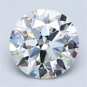 Picture of Natural Diamond 4.02 Carats, Round with Excellent Cut, G Color, VS1 Clarity and Certified by GIA