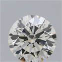 Natural Diamond 0.42 Carats, Round with Excellent Cut, I Color, VS2 Clarity and Certified by IGI