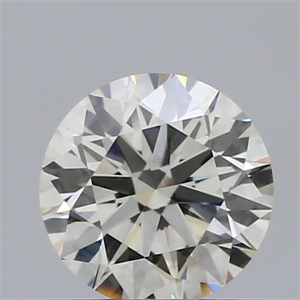 Picture of Natural Diamond 0.42 Carats, Round with Excellent Cut, I Color, VS2 Clarity and Certified by IGI