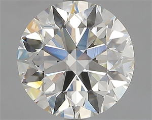 Picture of Natural Diamond 2.01 Carats, Round with Excellent Cut, J Color, SI1 Clarity and Certified by GIA