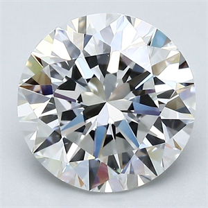 Picture of Natural Diamond 2.50 Carats, Round with Excellent Cut, F Color, VS1 Clarity and Certified by GIA