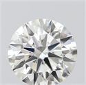 Natural Diamond 0.53 Carats, Round with Excellent Cut, J Color, VS1 Clarity and Certified by GIA