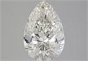 Natural Diamond 4.90 Carats, Pear with  Cut, K Color, VVS2 Clarity and Certified by GIA