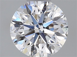 Picture of Natural Diamond 0.45 Carats, Round with Excellent Cut, F Color, SI1 Clarity and Certified by GIA