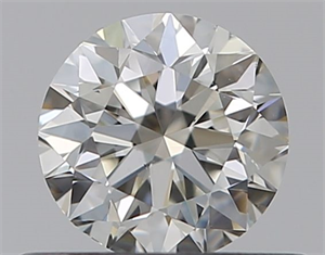 Picture of Natural Diamond 0.40 Carats, Round with Very Good Cut, I Color, VS2 Clarity and Certified by GIA