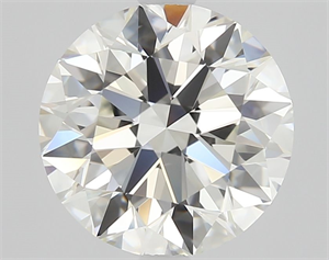 Picture of Natural Diamond 2.01 Carats, Round with Excellent Cut, J Color, VS2 Clarity and Certified by GIA