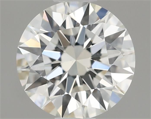 Picture of Natural Diamond 0.51 Carats, Round with Excellent Cut, J Color, VVS2 Clarity and Certified by GIA