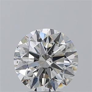 Picture of Natural Diamond 2.51 Carats, Round with Excellent Cut, H Color, SI2 Clarity and Certified by GIA