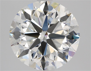 Picture of Natural Diamond 3.01 Carats, Round with Very Good Cut, G Color, VVS2 Clarity and Certified by GIA