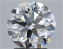 Natural Diamond 2.50 Carats, Round with Excellent Cut, H Color, VVS2 Clarity and Certified by GIA