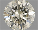 Natural Diamond 0.40 Carats, Round with Excellent Cut, K Color, SI2 Clarity and Certified by IGI