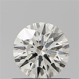 Picture of Natural Diamond 0.50 Carats, Round with Excellent Cut, K Color, SI1 Clarity and Certified by IGI