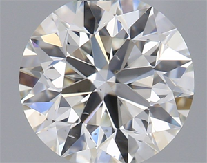 Picture of Natural Diamond 0.50 Carats, Round with Excellent Cut, I Color, SI1 Clarity and Certified by GIA