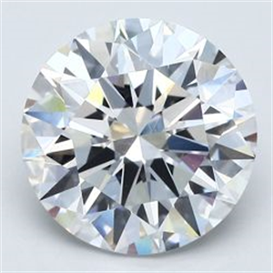 Picture of Natural Diamond 5.17 Carats, Round with Excellent Cut, D Color, VS2 Clarity and Certified by GIA