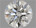 Natural Diamond 0.40 Carats, Round with Very Good Cut, I Color, VVS2 Clarity and Certified by GIA