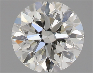 Picture of Natural Diamond 0.40 Carats, Round with Very Good Cut, I Color, VVS2 Clarity and Certified by GIA