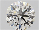 Natural Diamond 0.56 Carats, Round with Excellent Cut, J Color, VS2 Clarity and Certified by GIA