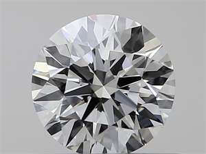 Picture of Natural Diamond 0.40 Carats, Round with Excellent Cut, I Color, VS1 Clarity and Certified by GIA