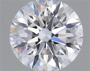 Picture of Natural Diamond 0.40 Carats, Round with Excellent Cut, D Color, SI1 Clarity and Certified by GIA