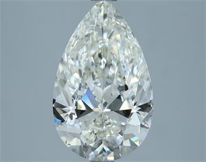 Picture of Natural Diamond 3.02 Carats, Pear with  Cut, H Color, VS2 Clarity and Certified by IGI